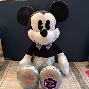 Disney 100 Years of Wonder Mickey Mouse plush.